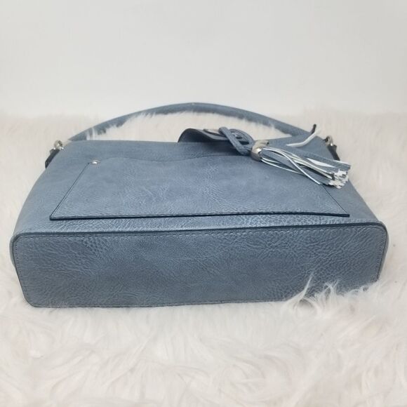 K.Carroll Handbag. Blue with tassel - Picture 14 of 14